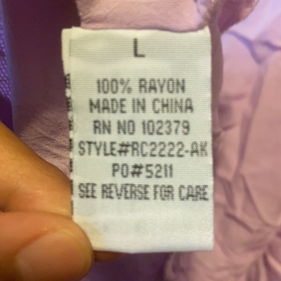 Ali & Kris High-Lo Lavender Midi Dress (L) - Picture 6 of 10